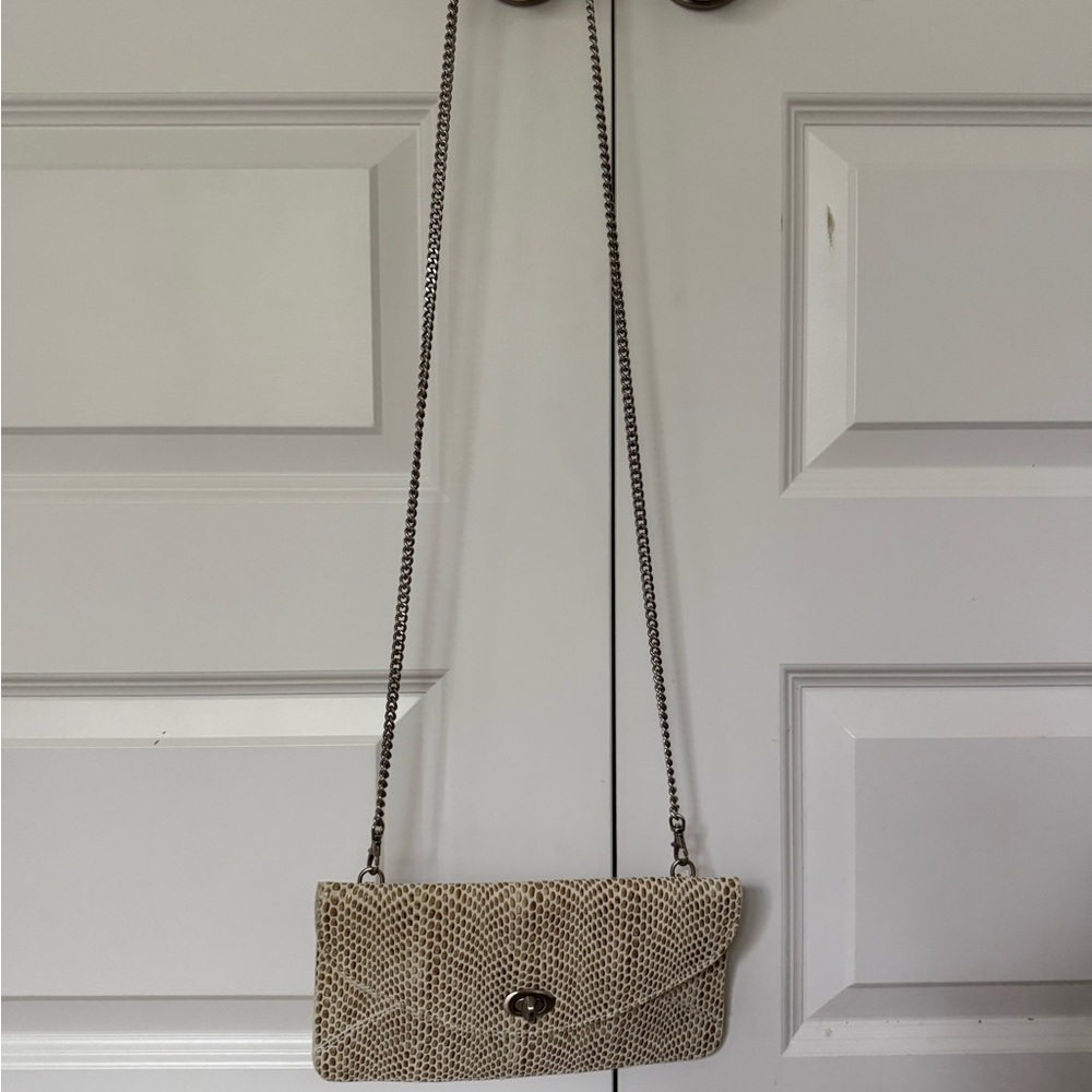 Elegant Cream Crossbody Bag